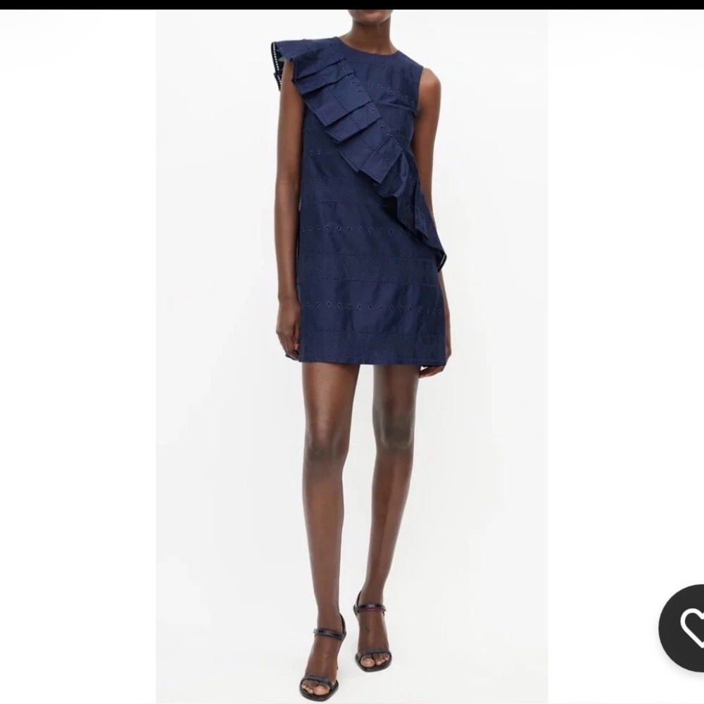 Ted Baker Mahlene Ruffle Eyelet A Line Dress